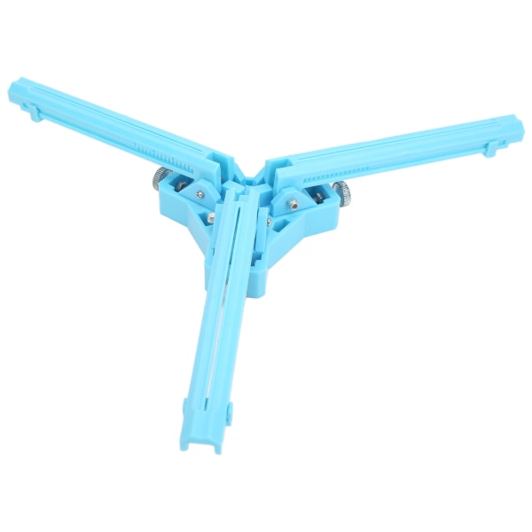 3D Arrow Fletching Jig Justerbar Clear Scale Portable Arrow Fletching Bonding Tool for 3,6-10 mm pilskaft Blå