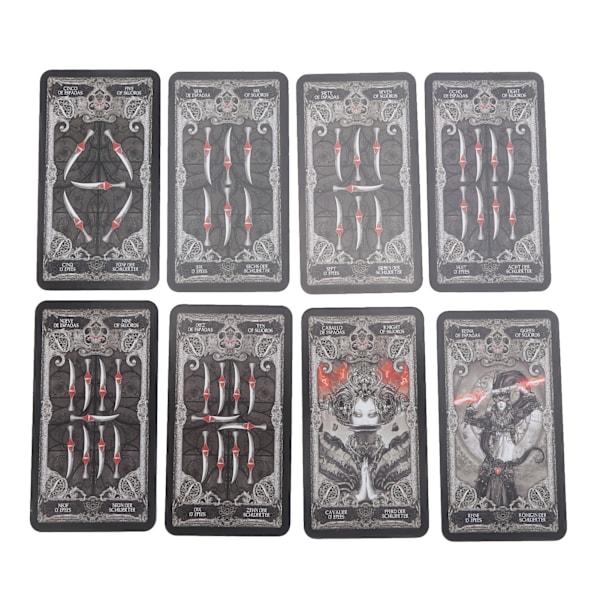 Divinasjon Tarot Deck Papir Spillekort Tarot Kort Interaksjon Brettspill Engelsk Versjon