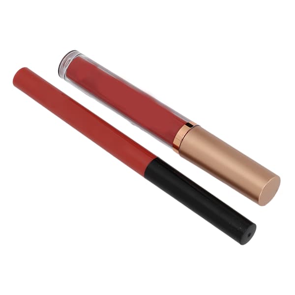 Matte Flydende Læbestift Læbeblyant Sæt Vandtæt Langtidsholdbar Lipgloss Makeupsæt