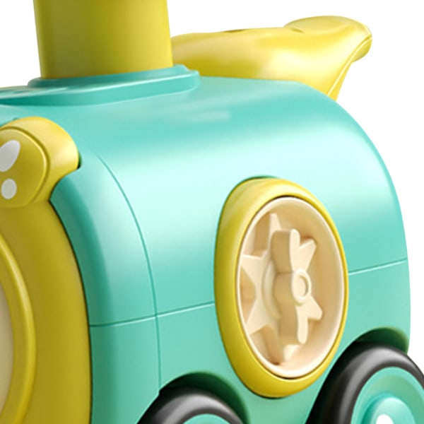 Inertitog med tryk på ansigtsskift med fløjte Tegneserie Crash Resistant Interaction Legetøjstog Model Type 1