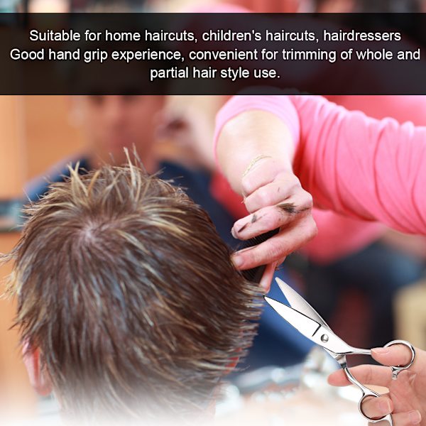 Professionelle hårsakse til frisørsalon i stål til frisører 17 cm