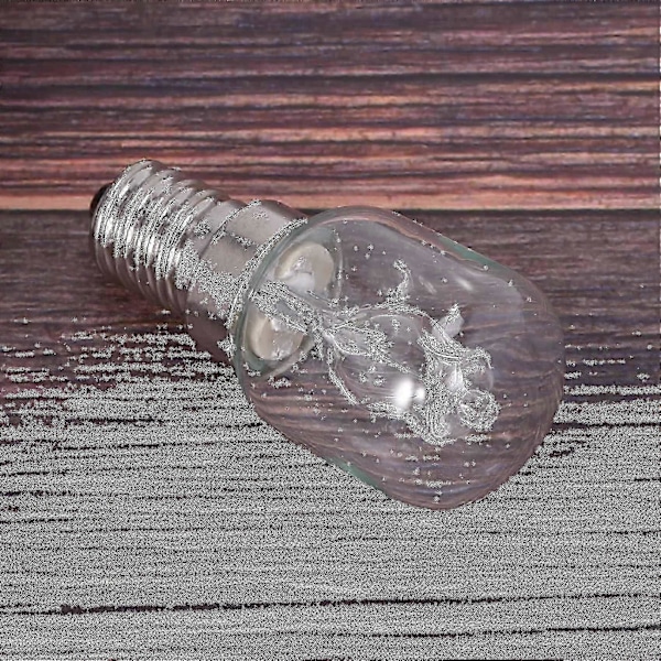 6x E14 Højtemperatur Pære 500 Grader 25w Halogen Boble Ovnpære E14 250v 25w Quartz Pære