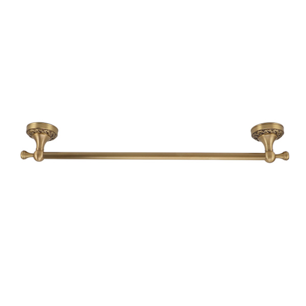 Håndklædeholder til badeværelse 19,7 tommer Robust kobber Elegant retro stil Håndklædeholder med skruer Hexnøgle til hjemmekøkken Antik