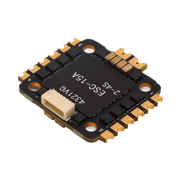 HAKRC RC Drone ESC 15A Svart Rask Respons 4 i 1 Drone ESC for FPV Drone Quadcopter