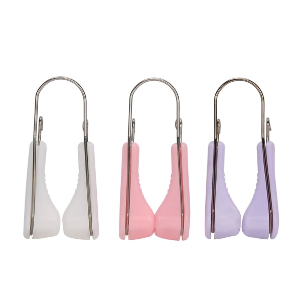 Silikone Nose Up Lifting Clips Portable Nose Bridge Shaping Beauty Clip (PinkPurpleWhite)