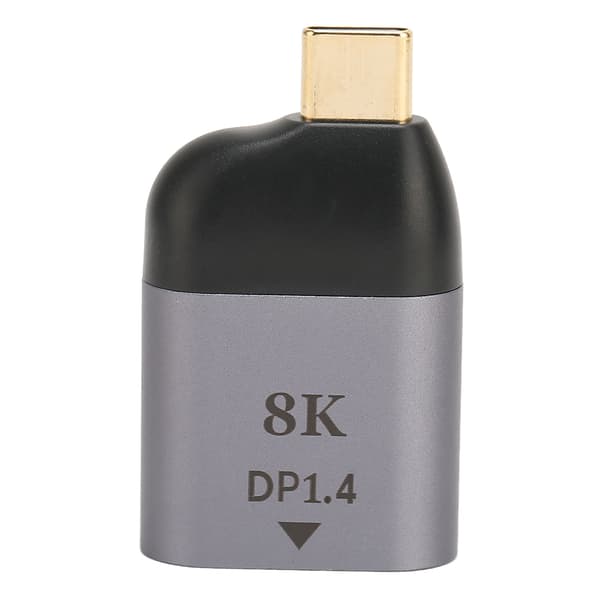 USB C til DisplayPort Adapter 8K 60Hz Høj Opløsning Kompakt Bærbar USB C til DP Adapter til Windows PC