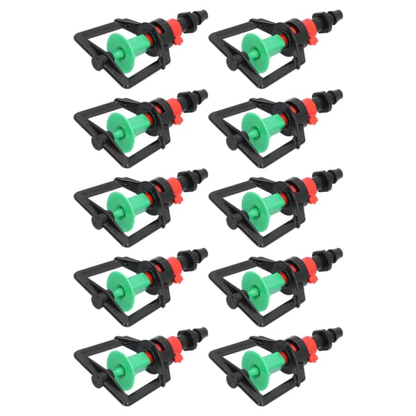 10 Set Roterande G Typ Mikro Munstycke Växter Vattning Sprinkler Refraktion Spray Munstycke för Växthus