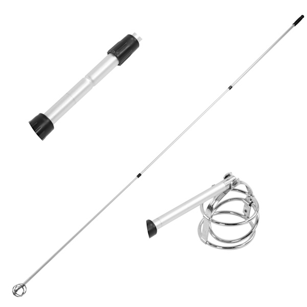 3-delt teleskopisk golfboldopsamler i aluminiumlegering til opsamling af bolde på golfbanen