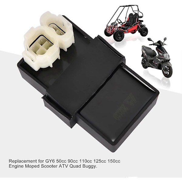 6-Pin DC CDI-box - Ersättning för GY6 50cc 70cc 90cc 110cc 125cc 150cc terrängfordon skoter moped kart