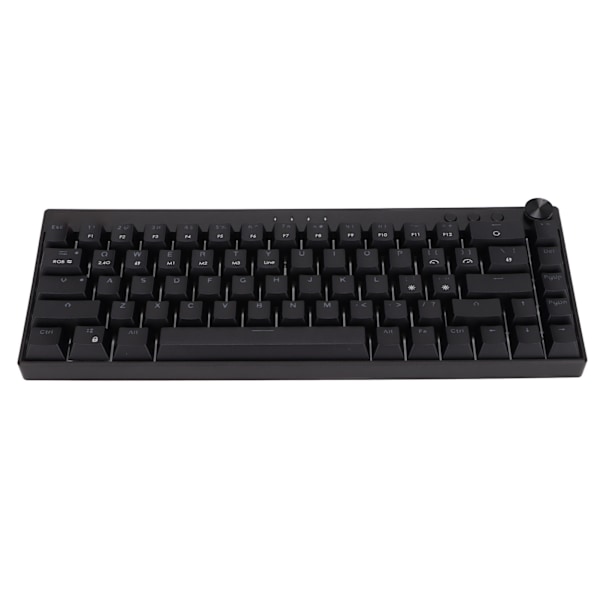 Mekanisk tastatur 68 taster tre tilstande RGB baggrundsbelysning 1800mAh batteri sort mekanisk gaming tastatur brun switch
