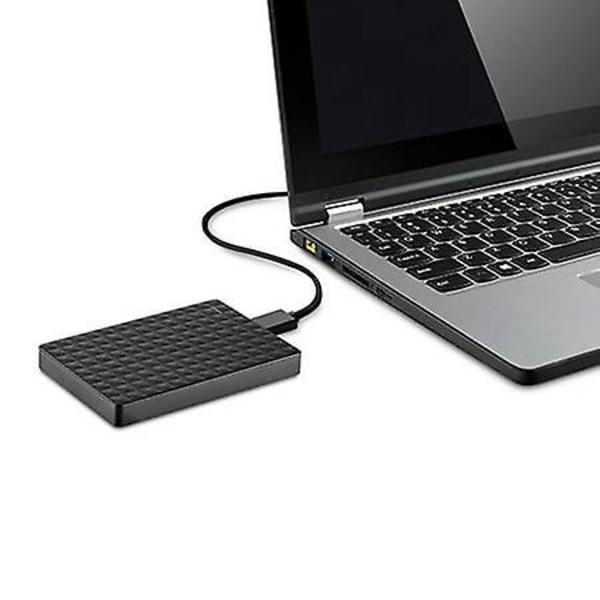 Seagate Expansion 4TB Bærbar Ekstern Harddisk USB 3.0 til Desktop og Laptop