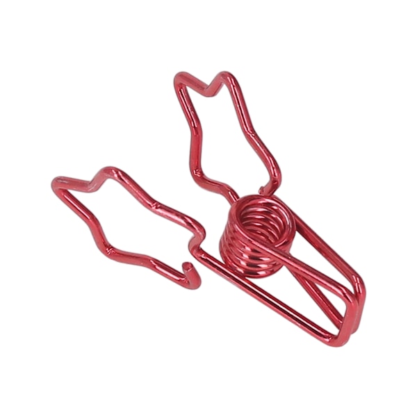 100 stk. Papir Binder Clips Søde Stjerneform Metal Små Binder Papir Clips til Dokumenter Certifikater Billetter Tøj Rød
