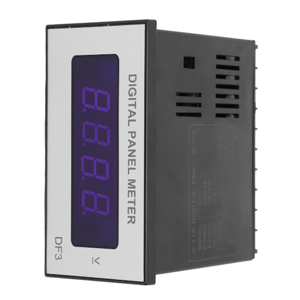 BERM Digitalt Panelmåler 3 1/2 Cifre Digital Display Strømspændingsmåling DF3 DC200V