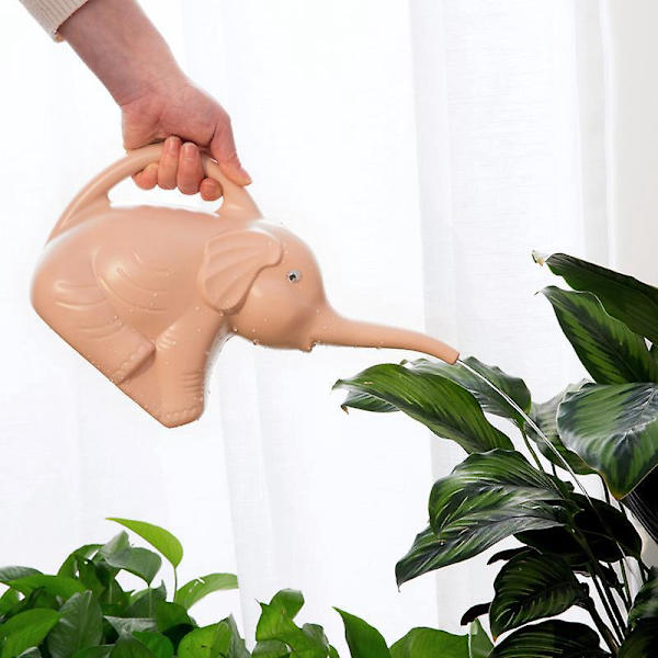Vattningskanna i form av en rosa elefant
