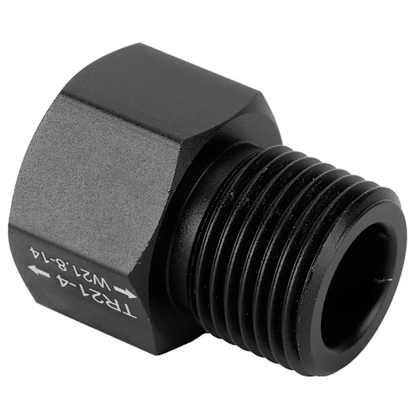 Hunn Adapter for CO2-flaske med hunngjenger TR21x4 til hannkobling W21.8-14