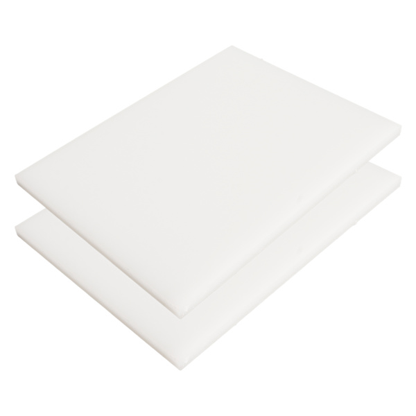 2 stk Leather Craft Punching Pad DIY Handcraft Cushioning Effect 5,9x7,9in Skinn skjærebrett Lær Punch Matt Hvit
