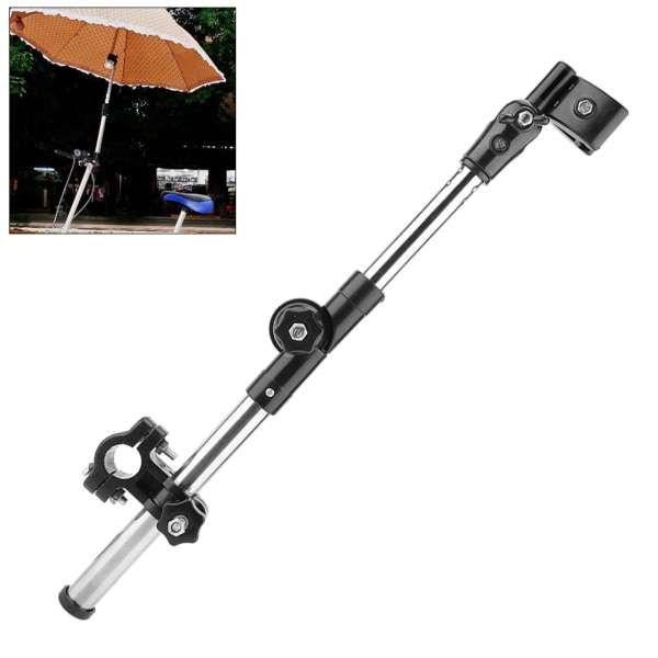 Sykkelparaplystativ i rustfritt stål tykt anti-tyveri paraplybrakett bilparaplyholder
