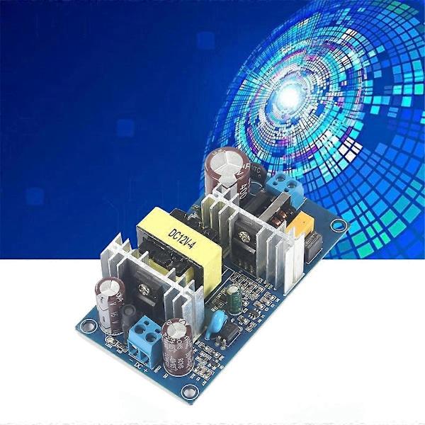 DC 12V4A Kytkentävirtalähdemoduuli 100W Virtalähde Paljas Piirilevy