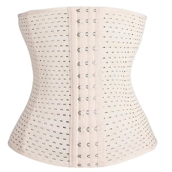 Breathable Body Sculpting Waist Cincher for Women - Ming Belly Belt 6XL Beige