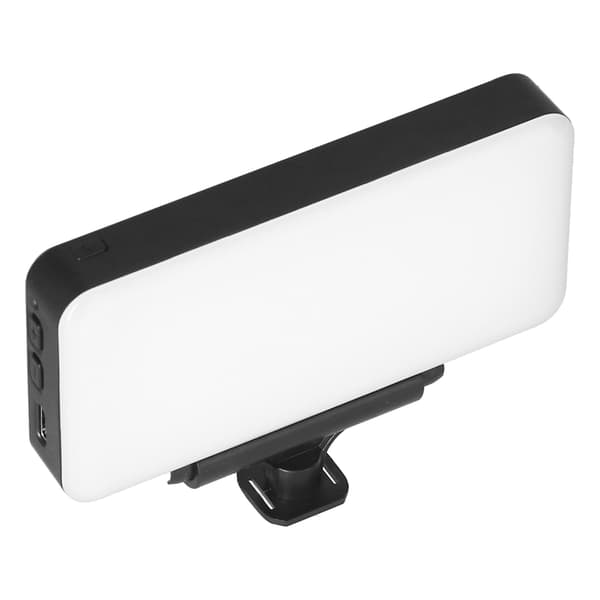 LED-fyldlys Bærbart fotografilys med 3 adaptere til videokonference live streaming