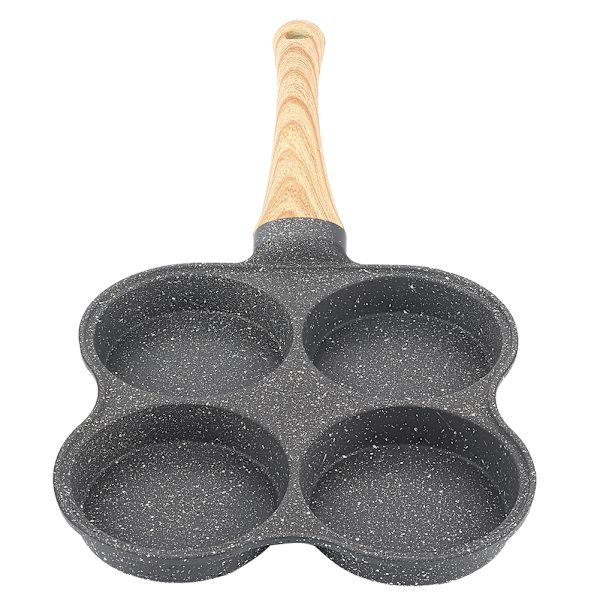 4-håls omelettpanna non-stick stekpannor frukost pannkakskokare för induktionsspis Gasspis