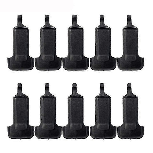 10 stk. Bælteklips til Retevis RT22/WLN KD-C1 J9121T To-vejs Walkie Talkie