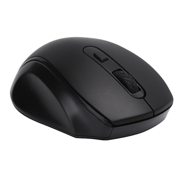 Trådlös mus 2,4Ghz Office/Gaming Ergonomiska möss Notebook Stationär datortillbehör Svart