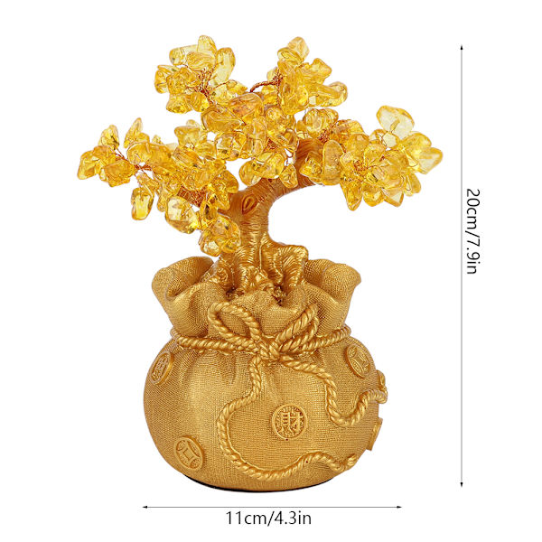 Guld Farve Træ Dekoration Resin Håndværk Ornament til Hjem Vinskab Stue Gang
