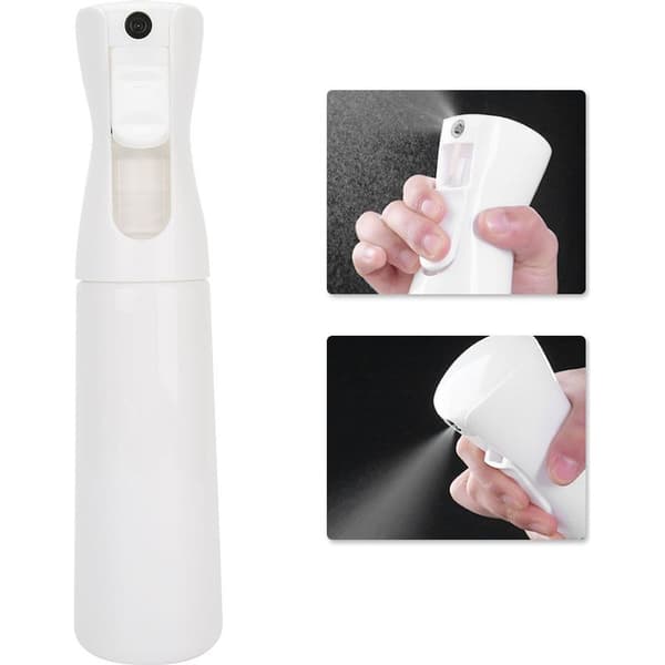 300 ml hvid hårsprayflaske - hårmist til salon og makeup