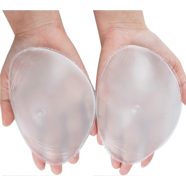 (Vit, 300g/par) Silikon Push Up BH Inlägg Bröstförstoringskuddar Bikini Badkläder