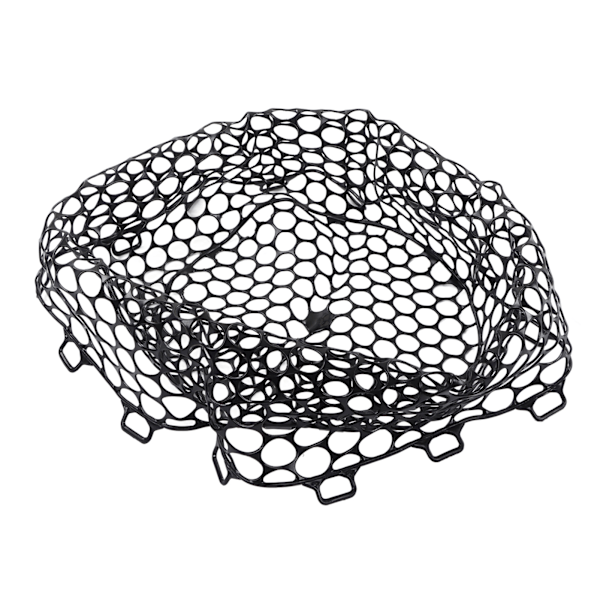 Fluefiskeri Erstatningsnet Dybdegående Fiskegummネット Fiske Landing Netpose Dele Sort Dybde 32cm