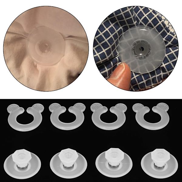 Plastklämmor för täcke, sängkläder, klämmor, hållare, gripare