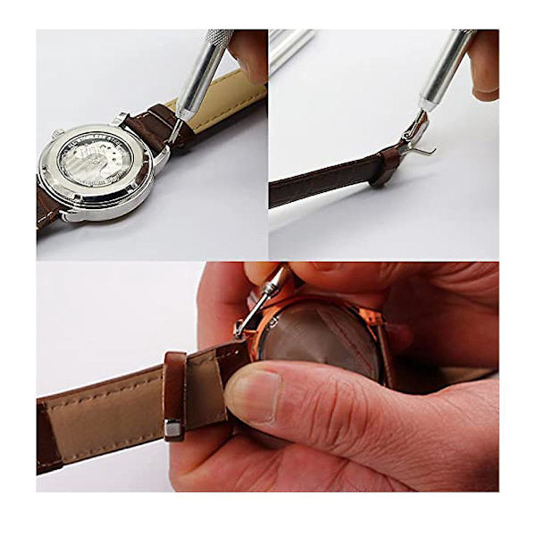 Watch Link Pin Remover Tool Kit med 3 extra stift för watch