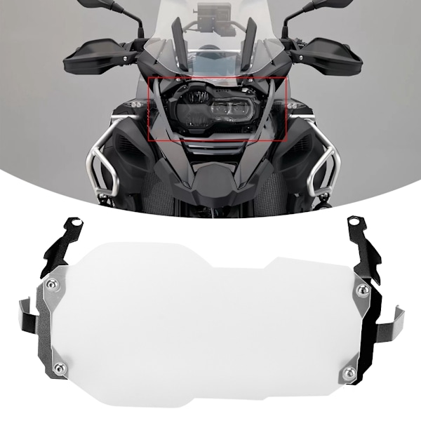 Motorcykelstrålkastarskydd strålkastarskyddsskyddsskydd passar för R1200GS