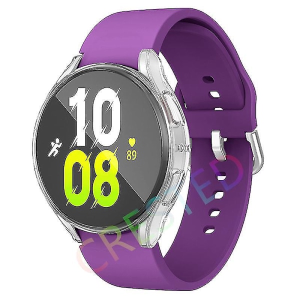 Samsung Galaxy Watch Silikon Sport Armband Armband für 5/4 Serie Galaxy Watch 4 44mm Lila