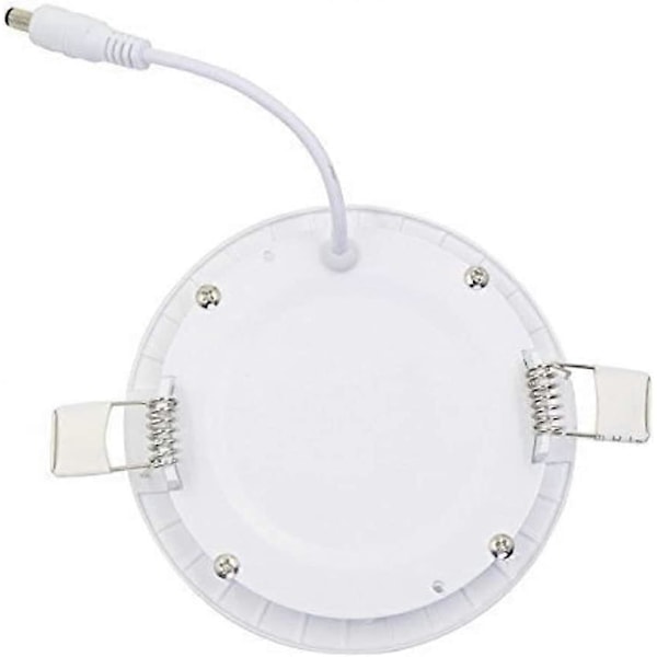 Upotettava LED-alasvalo, 10 kpl, 3W, lämmin valkoinen 3000K, erittäin ohut paneeli, pyöreä upotettava LED-alasvalo, erittäin litteä LED-kattovalaisin L