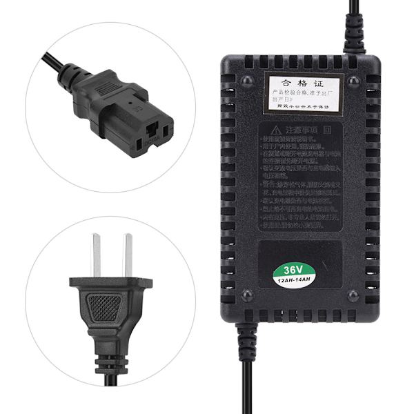 36V 12AH 1,8A Bærbar Electrombile elektrisk cykeloplader tilbehør CN-stik 220V