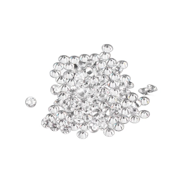 100 stk gjennomsiktige rhinestones mini spisse bunn utsøkte krystallperler for DIY håndverk smykker klær dekorasjon 4mm