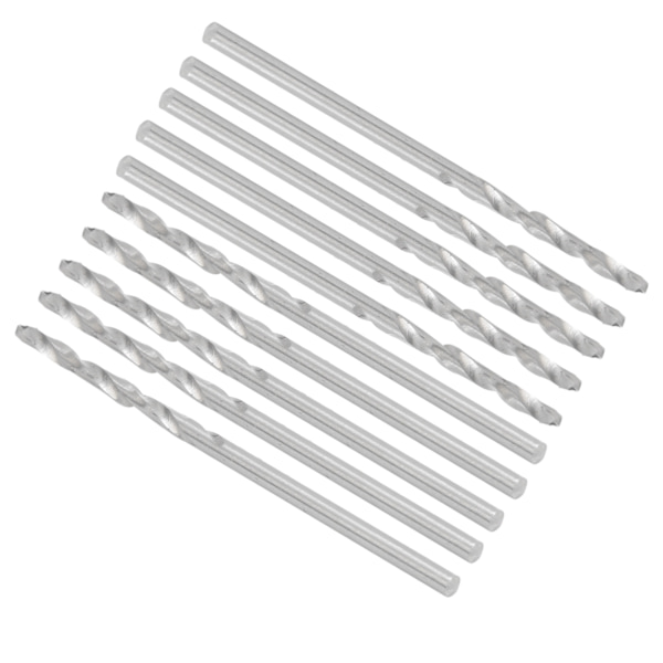 10 stk. lige skaft spiralbor Perle Punch Bor Bits Tilbehør Dele Sæt 1,9 mm