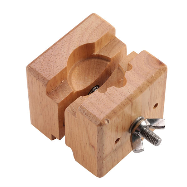 Professionell Trä Watch Case Hållare Block Vise Clamp Movement Reparation Watchmaker Tool