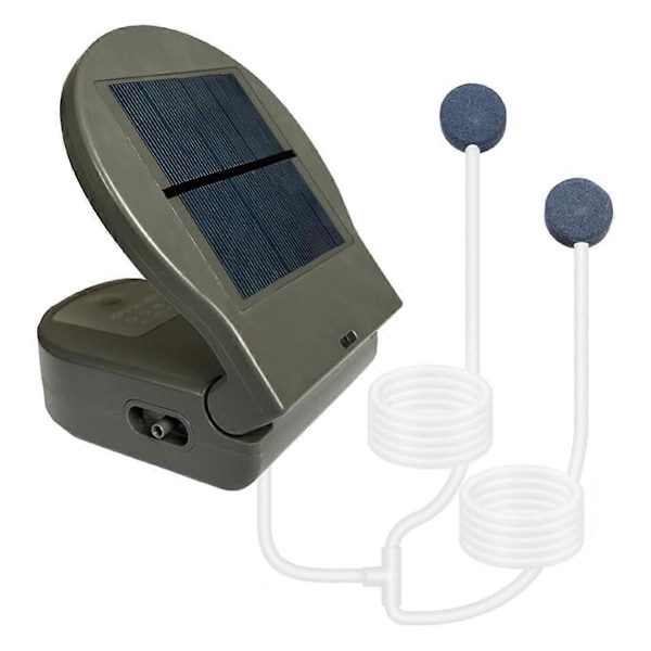 Solcellsdriven Dammluftare Syrepump Vikbar Solvattenluftpump