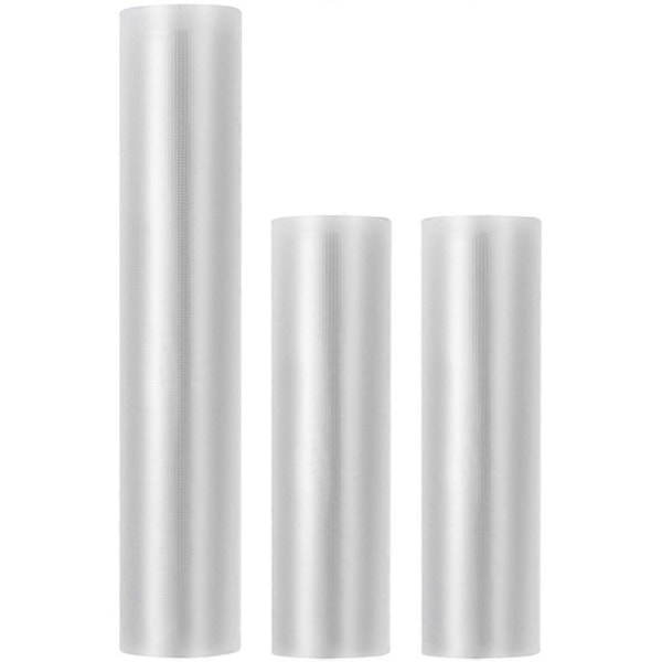 3 Ruller med Praktiske Matposer Multifunksjonelle Forseglingsposer Transparente Forseglingsposer Matforsyning