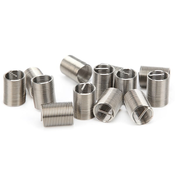 50 st gänginsatser hane hona reduktionsmutter reparationsverktyg rostfritt stål fästelement M10x1x2.5D