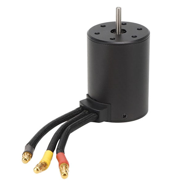 3650 Børsteløs Motor RC Bilreservedel Tilbehør Passer Til HSP 1/8 1/10 RC Bil Sort5200KV