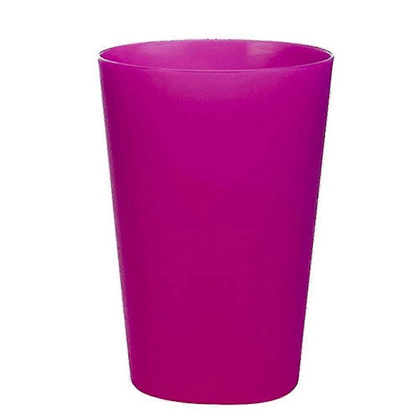 12 stk. Plast Tannbørstekopp i ensfarget design uten lokk (Assorterte farger) Zekai
