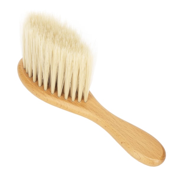 Face Duster Brush Nylon Professional Bøgetræ Blød Ren Neck Duster Børster til Barber