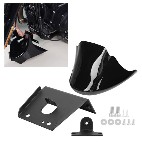 Motorcykel Dele Tilbehør Spoiler Hagekåbe Passer til XL1200 Modeller 04-17 (Blank Sort)