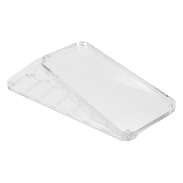 Spilkort Etui Transparent Akryl Spil Opbevaringsboks med 14 Slots til Switch til Lite Krystalboks