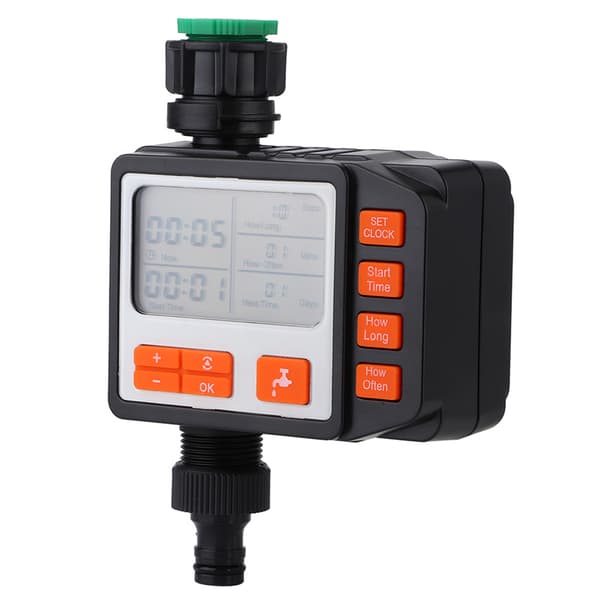 Elektronisk Havevandingsur Automatisk Vandingsregulator LCD-display