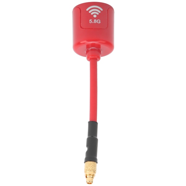 5,8 GHz MMCX 2,8 dBi RHCP høyforsterket lang antenne for FPV Racing Drone RC deler rød rett
